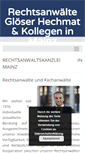 Mobile Screenshot of mainzer-anwalt.de